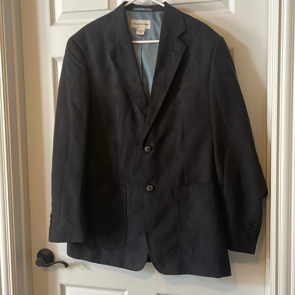 Pronto Uomo Classic blazer, size large, navy blue